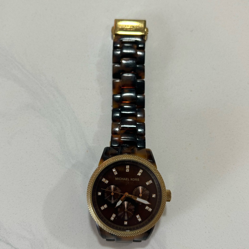 Michael Kors Tortoise Ritz watch